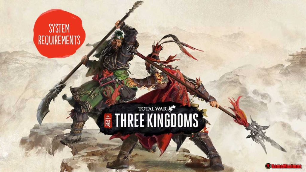 total war three kingdoms requirements
